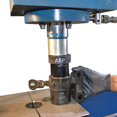 ASP Pressing Tool Kit with Tools Measurement Diagram  (72 Pieces)