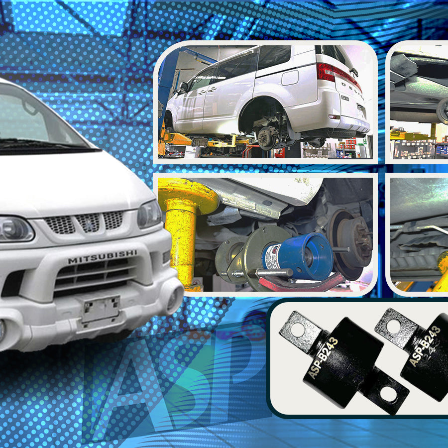 Mitsubishi Delica - 2 x Rear trailing arm bushes replacement (Com. Mod. Mitsubishi - Lancer, Outlander, ASX)