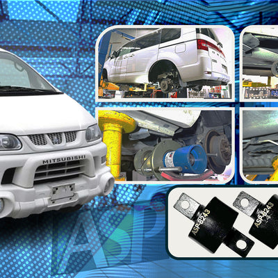 Mitsubishi Delica - 2 x Rear trailing arm bushes replacement (Com. Mod. Mitsubishi - Lancer, Outlander, ASX)