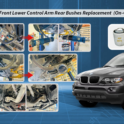BMW 5 - 2 x Front caster arm bushes replacement