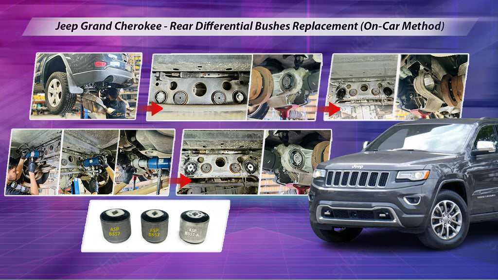 Jeep Grand Cherokee - 3 x Rear diff bushes replacement – ASP Suspension ...