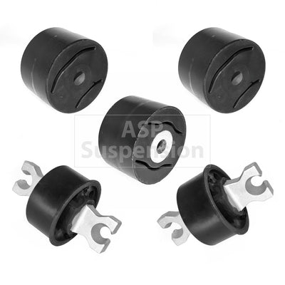 Ford Falcon FG (Petrol/Gas/Non Turbo) - 3 x Rear Differential Bushes (B162-S & B162A-S) & 2 x Rear Trailing Arm Bushes (B175-S) - HEAVY DUTY