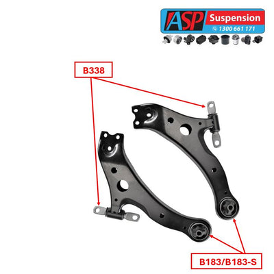 Toyota Camry Front Lower Control Arm Rear Bush - EXTRA HEAVY DUTY - B183-S