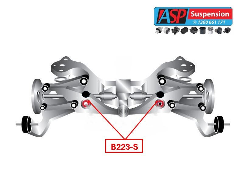 Ford Falcon BA Rear Differential Front Bush - HEAVY DUTY - B223-S – ASP ...