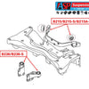Mitsubishi Outlander CU Rear Differential Front Bush - STANDARD - B236