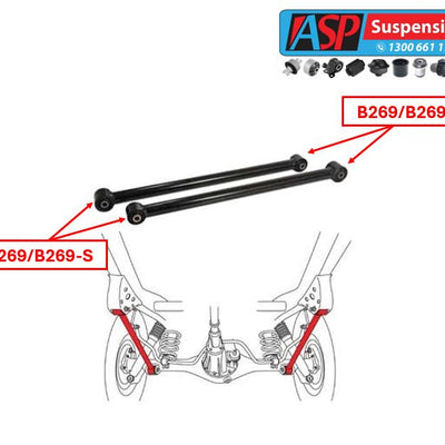 Nissan Patrol - Y61 Rear Lower Trailing Arm Bush - HEAVY DUTY - B269-S