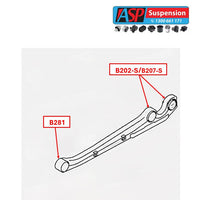 Toyota Landcruiser -105 Series Front Lower Control Arm Bush (To Chassis) - STANDARD - B281