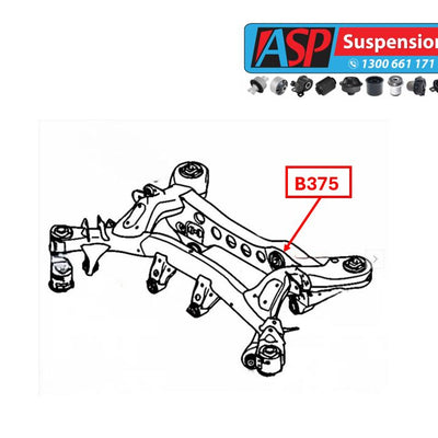 BMW 3 Series - E46,E90 Rear Differential Mount Bush - STANDARD - B375