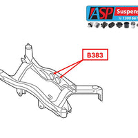 Subaru  Liberty Rear Differential Rear Mount Bush - STANDARD - B383