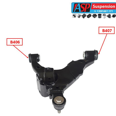 Toyota Landcruiser Prado-150 Series Front Lower Control Arm Inner Front Bush - STANDARD - B406