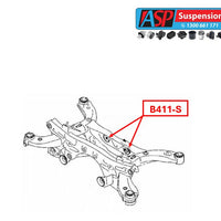 Holden Captiva Rear Differential Bush - HEAVY DUTY - B411-S