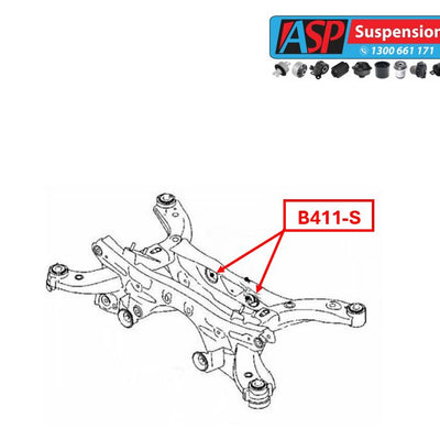 Holden Captiva Rear Differential Bush - HEAVY DUTY - B411-S