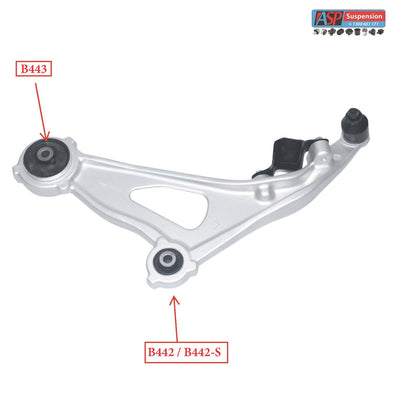 Nissan Maxima-J32 Front Lower Control Arm Rear Bush - STANDARD - B443