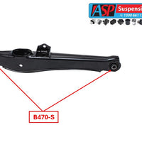 Dodge Caliber Rear Lower Control Arm Inner & Outer Bush - HEAVY DUTY - B470-S