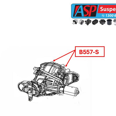 Mercedes ML/GL - W164 Rear Differential Rear Mount Bush - HEAVY DUTY - B557-S