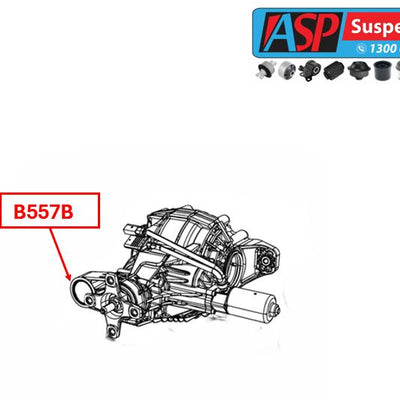 Mercedes GLE/GLS - 166 Front Differential Side Mount - STANDARD - B557B