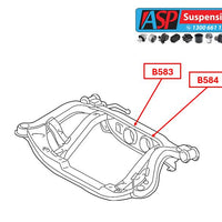 Toyota Kluger Rear Differential Rear Bush - STANDARD - B583