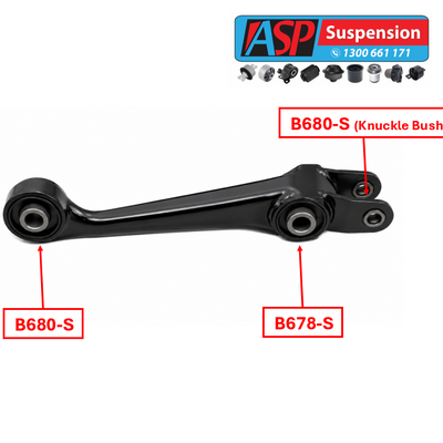 Nissan Elgrand-E51 Rear Lower Front Control Arm Shocker Bush - HEAVY DUTY - B678-S