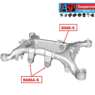 BMW 7 Series - F01 Rear Differential Rear Mount - HEAVY DUTY - B686-S