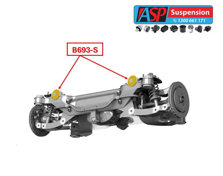 Holden Commodore Rear Upper Control Arm Bush (Rear Diff) - HEAVY DUTY ...