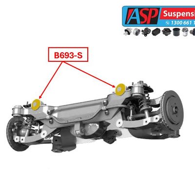 Holden Commodore Rear Upper Control Arm Bush (Rear Diff) - HEAVY DUTY - B693-S