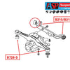 Mitsubishi Evolution 4-9 Rear Differential Front Mount Bush - HEAVY DUTY - B728-S