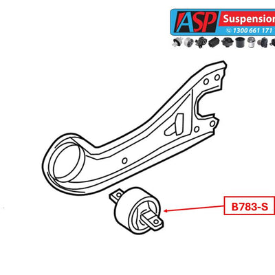 KIA Carnival Rear Trailing Arm Bush - HEAVY DUTY - B783-S