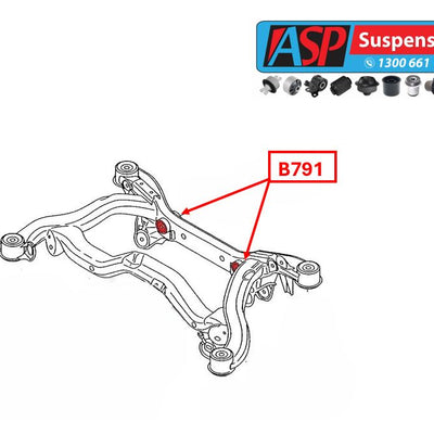 Audi A5 Rear Differential Rear Mount - STANDARD - B791