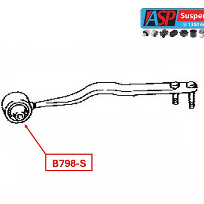 Toyota Century Front Caster Arm Bush - HEAVY DUTY - B798-S