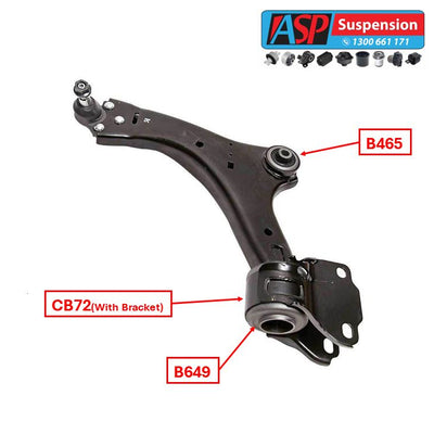 Ford Mondeo Front Lower Control Arm Rear Bush - Left(With Bracket) - HEAVY DUTY - CB72L