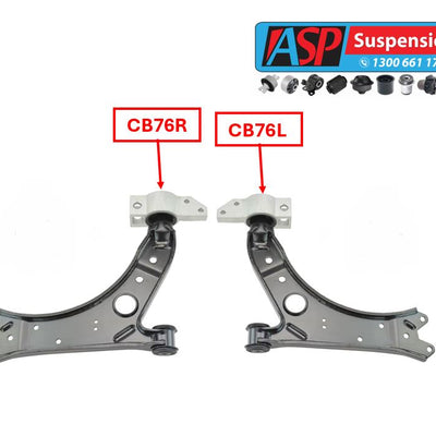 Volkswagen EOS Front Lower Control Arm Rear Bush - Left(With Bracket) - STANDARD - CB76L