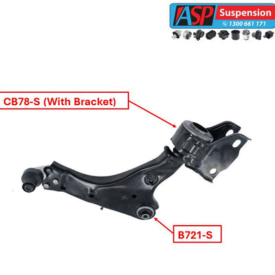 Land Rover Discovery - Sport L550 Front Lower Control Arm Rear Bush - HEAVY DUTY - CB78-S(With Bracket)