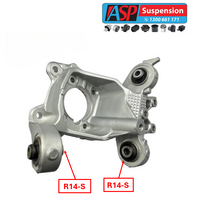 Jeep Cherokee Rear Lower Front Knuckle Bush (Rear Lateral Arm Outer Bush) - HEAVY DUTY - R14-S