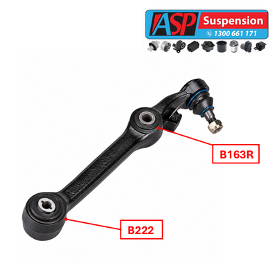Holden Commodore VT, VX, VZ Front Lower Control Arm Shocker Bush (Pair) - STANDARD - B163R